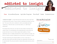 Tablet Screenshot of addictedtoinsight.com